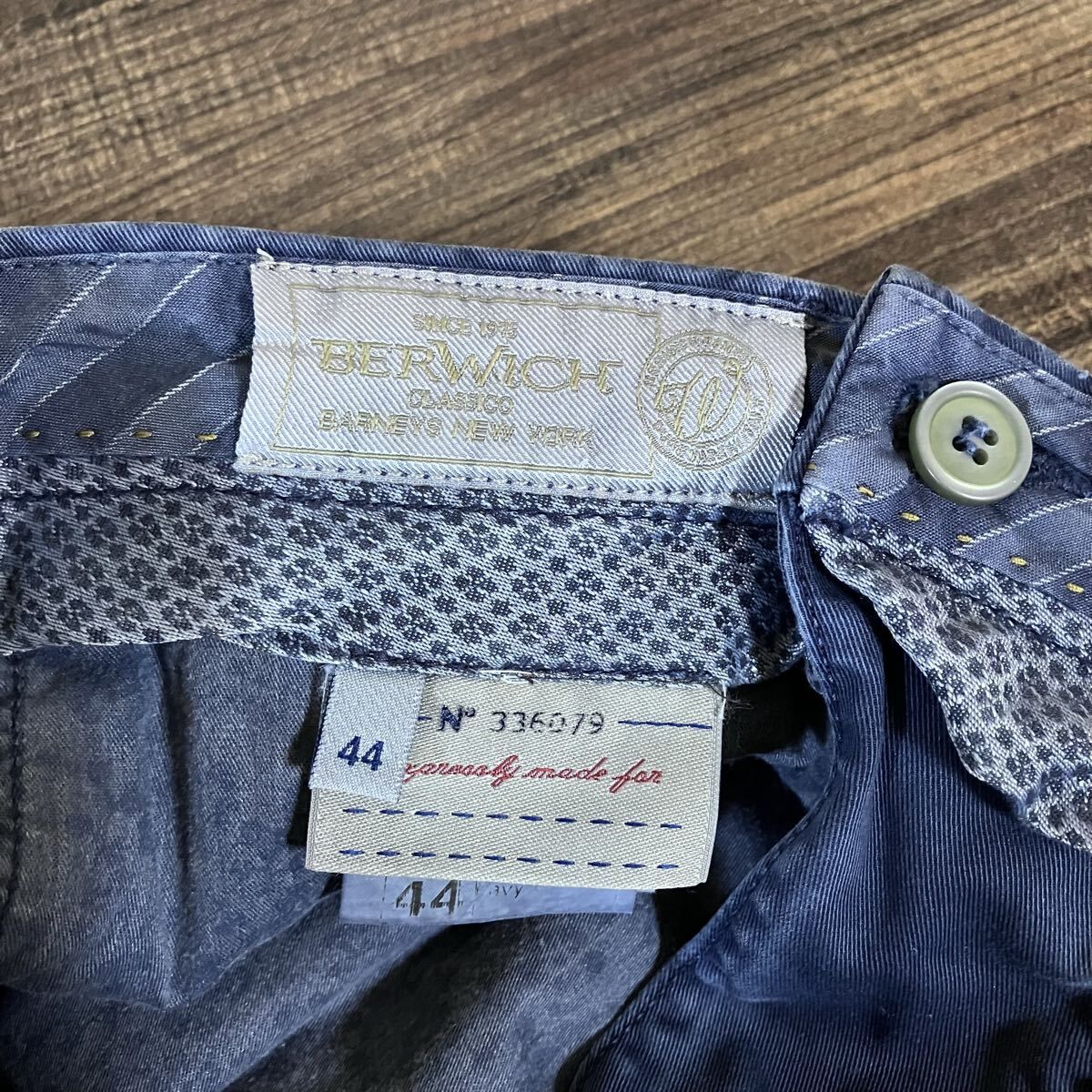 BERWICH ベルウィッチ SC SOFT バーニーズ 別注 ガーメントダイ スリム