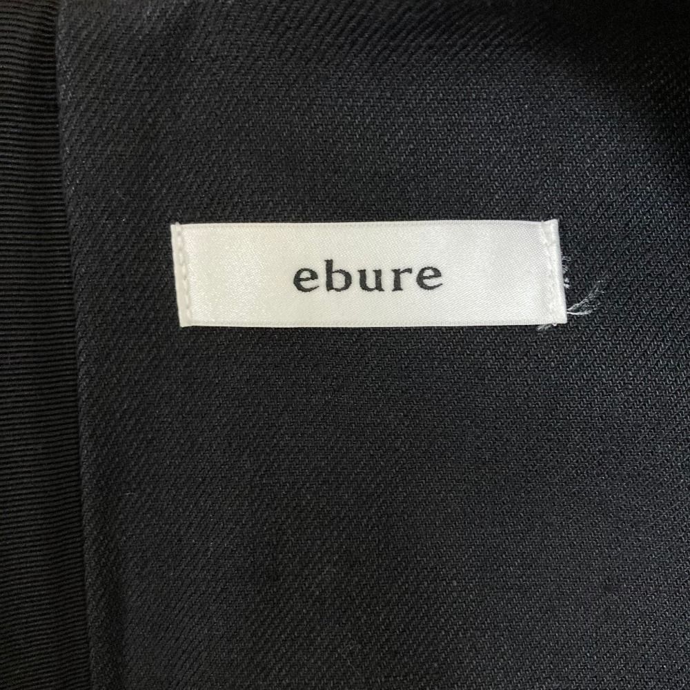 美品 ebure エブール リネン Vネック オールインワン つなぎ 