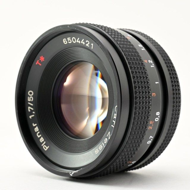 良品＞ CONTAX Planar T* 50mm F1.7｜ヤシカ・コンタックスマウント単