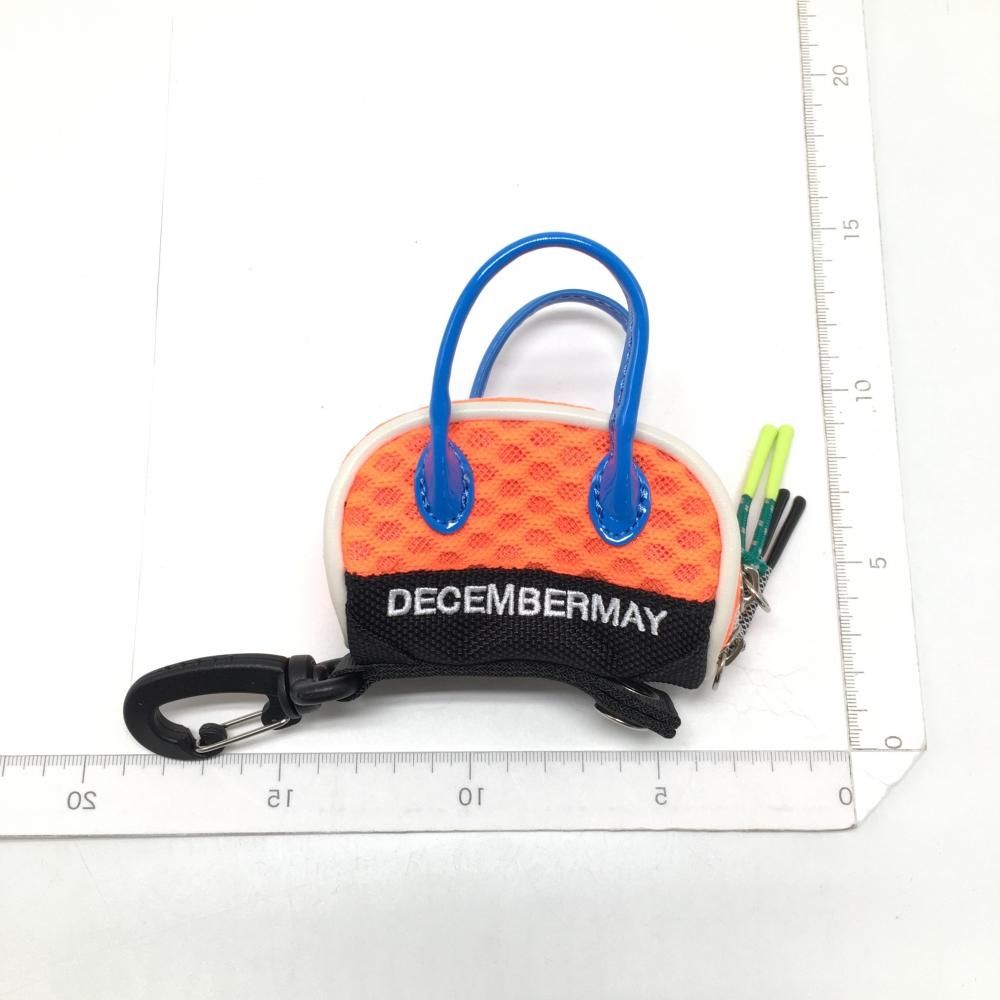 超美品】ディセンバーメイ ボールケース 蛍光オレンジ ×黒 ボール