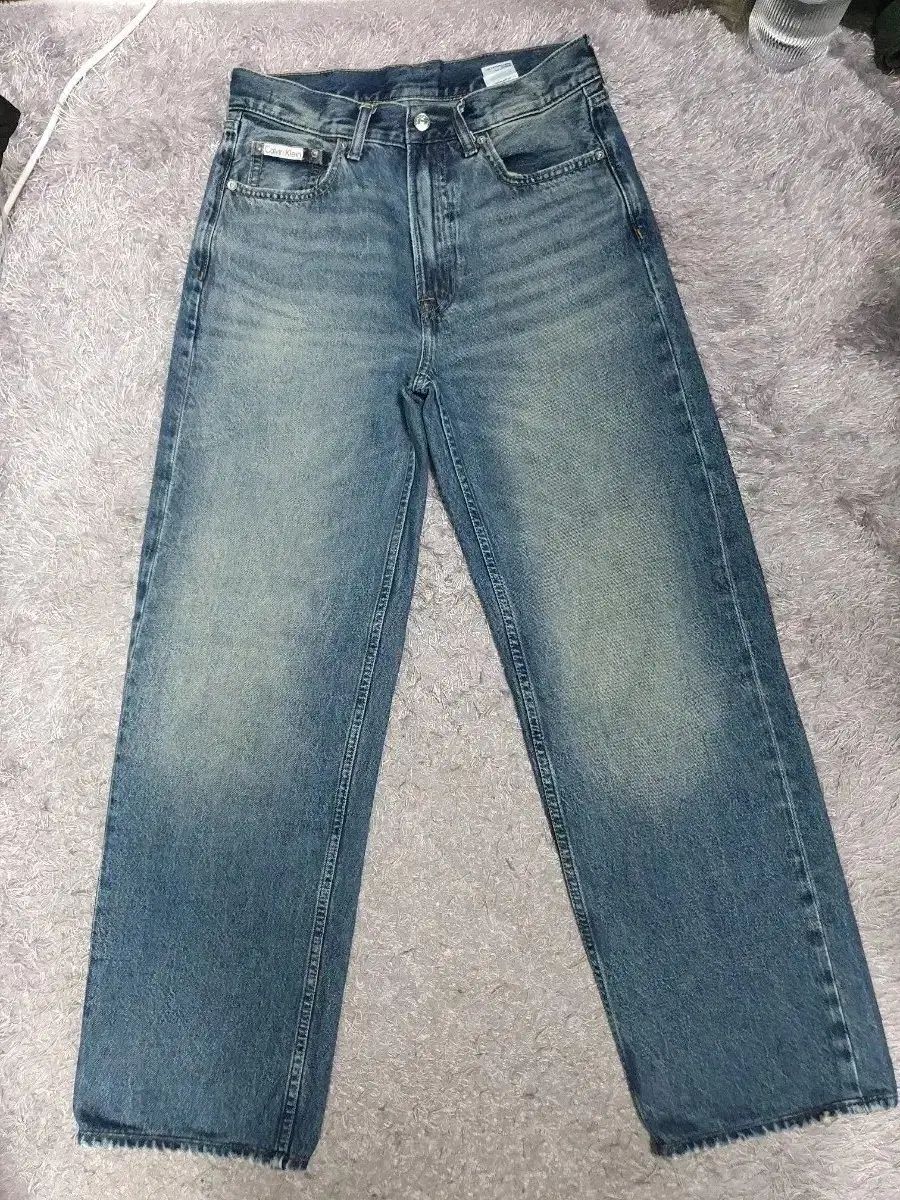 Calvin Klein Jeans(カルヴァンクラインジーンズ) デニム 25ss ベギフィット セクオイア セクオイア ブルー デニム パンツ