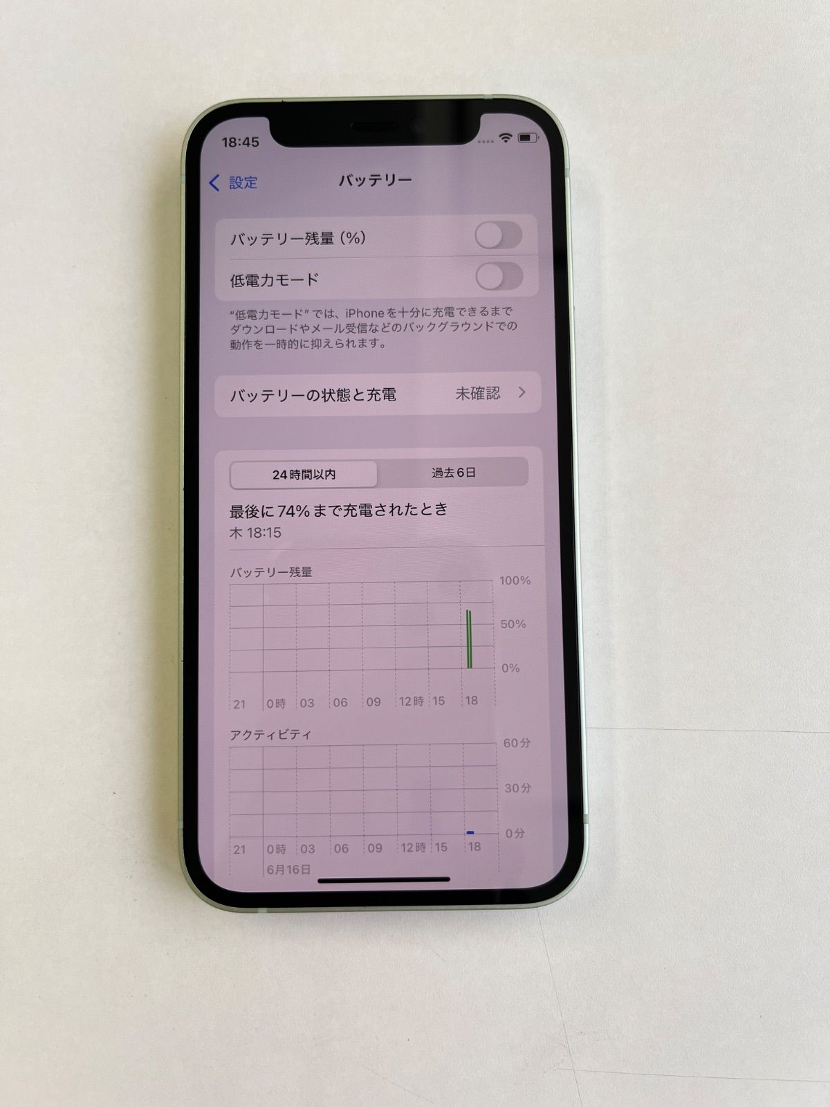 美品 iPhone 12 mini 64GB グリーン バッテリー100% - メルカリ