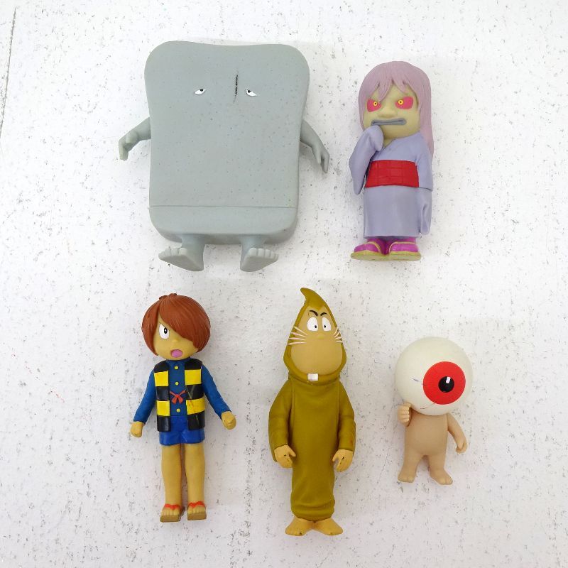 鬼太郎90's ゲゲゲの鬼太郎 ゲゲゲのアニメコレクション フィギュア5種