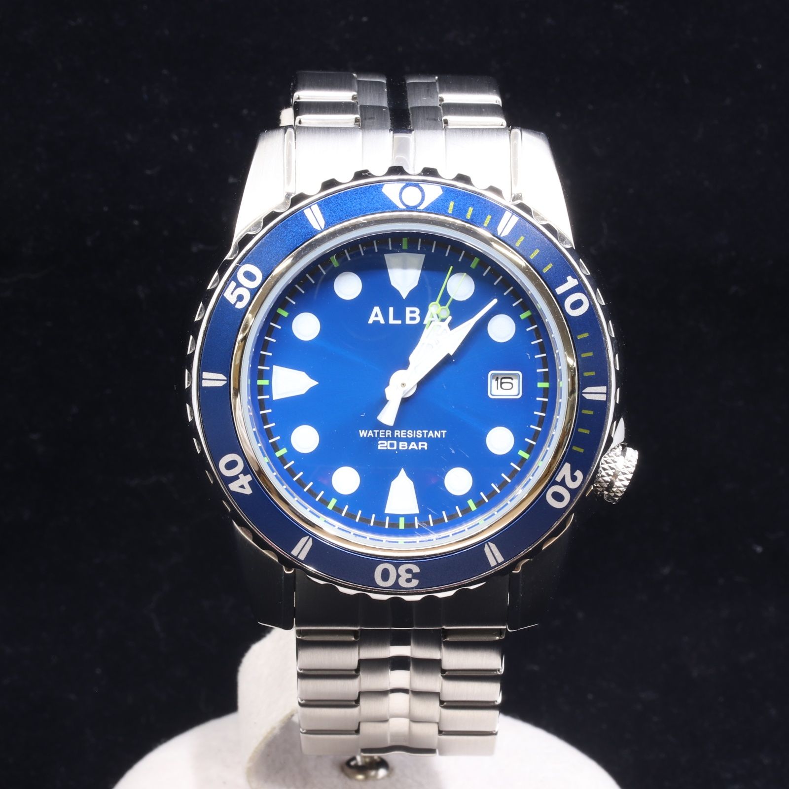 ITOGZ9TEZNPC SEIKO セイコー ALBA アルバ VJ32-KH20 QZ 青文字盤