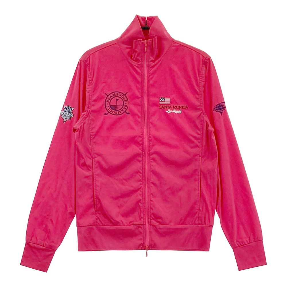 サイズ：S BEAMS GOLF ビームスゴルフ PURPLE LABEL ストレッチ トラックジャケット ピンク系 [240001242443] ゴルフウェア レディース ストスト