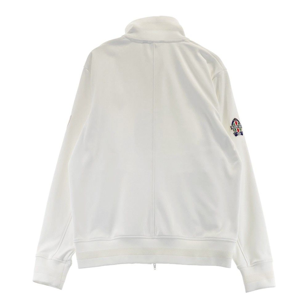サイズ：M BEAMS GOLF ビームスゴルフ  裏起毛 ジップジャケット  ホワイト系 [240101423537] ゴルフウェア メンズ ストスト サイズ：M BEAMS GOLF ビームスゴルフ 裏起毛 ジップジャケット
