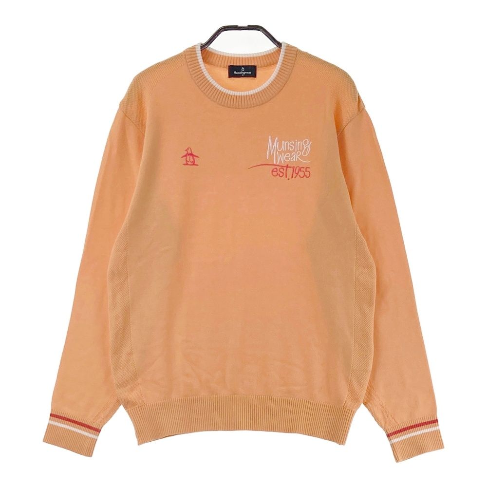 Munsingwear マンシングウェア ニットセーター オレンジ Mサイズ サイズ：M MUNSING WEAR マンシングウェア 長袖ニットセーター