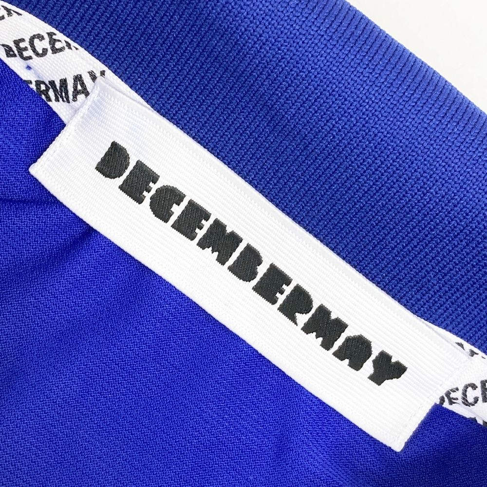 サイズ：M DECEMBERMAY ディセンバーメイ 半袖ポロシャツ ワッペン