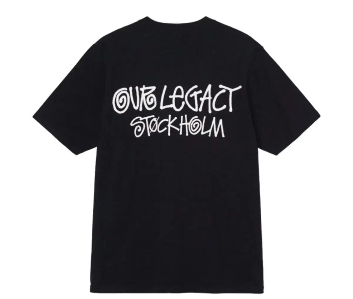 STUSSY x OUR LEGACY x Denims Tears Stockholm Tシャツ ブラック