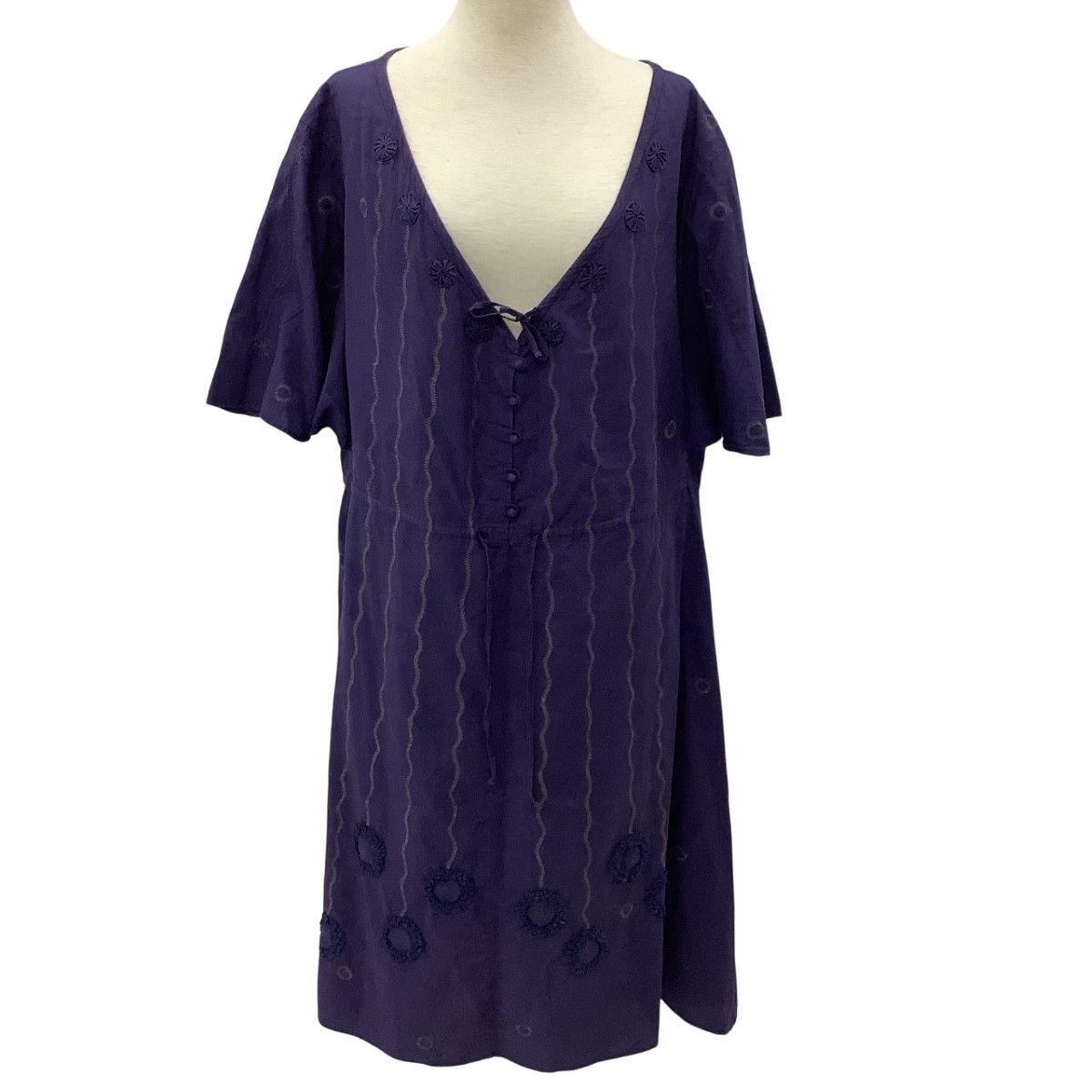ISSEY MIYAKE Haat Haat レディース ワンピース SIZE 2 HA84FH502 パープル
