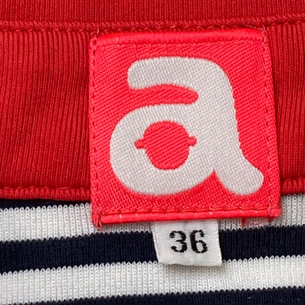 サイズ：36 ARCHIVIO アルチビオ 半袖ポロシャツ サイドロゴライン