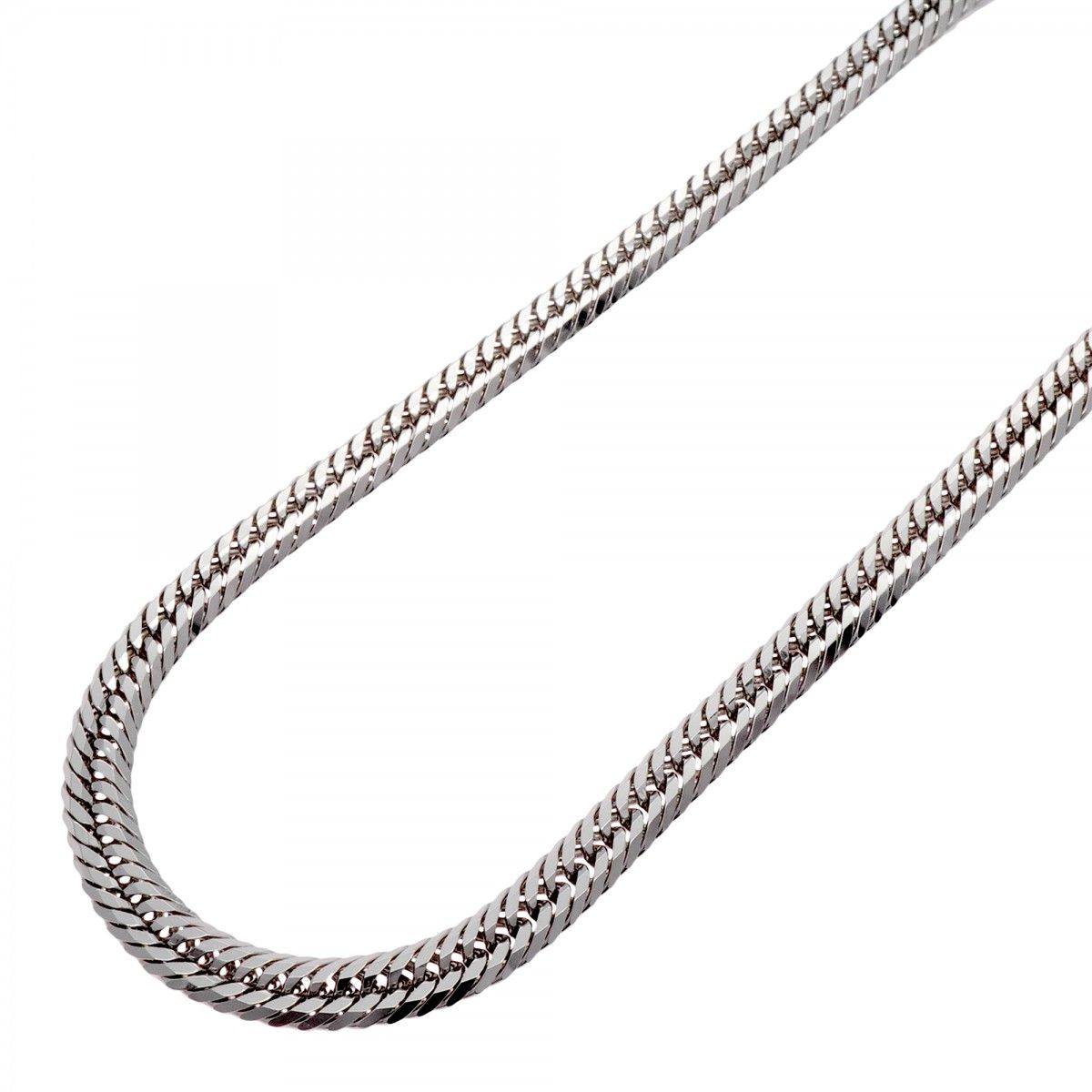 【6khc0009】喜平 ネックレス Pt850 プラチナ トリプル 12面 45.7cm 45.9g キヘイ【中古】メンズ レディース ユニセックス