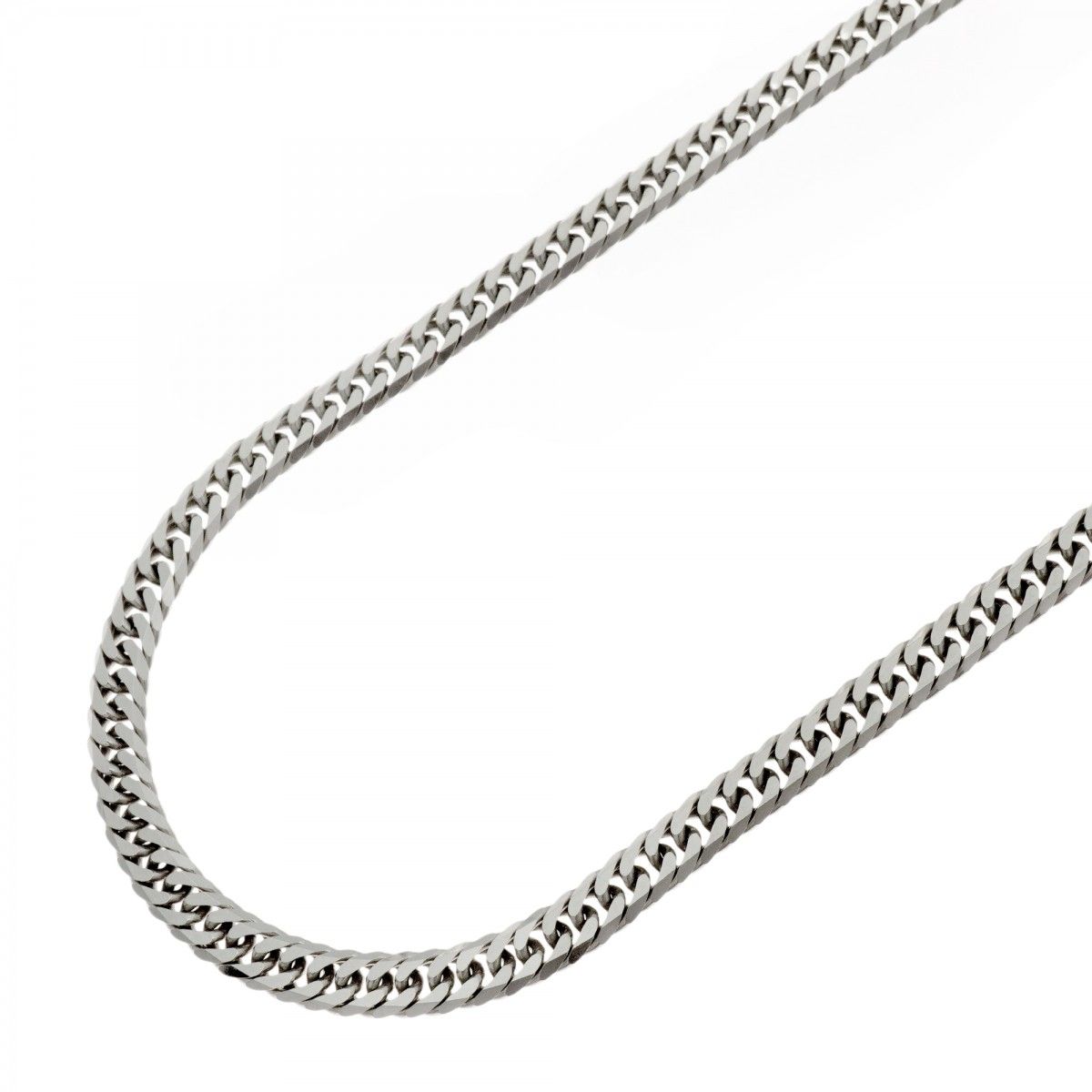 【6khc0066】喜平 ネックレス Pt850 プラチナ 6面 ダブル 50.7cm 30.2g キヘイ【中古】メンズ レディース ユニセックス