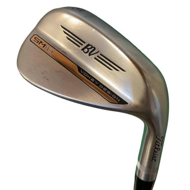 【中古】 タイトリスト VOKEY SPIN MILLED SM10 ツアークロム 46°/10°F ウェッジ WG 純正特注シャフト (フレックスS) メンズ 男性用 右利き 右用 Cランク ゴルフクラブ