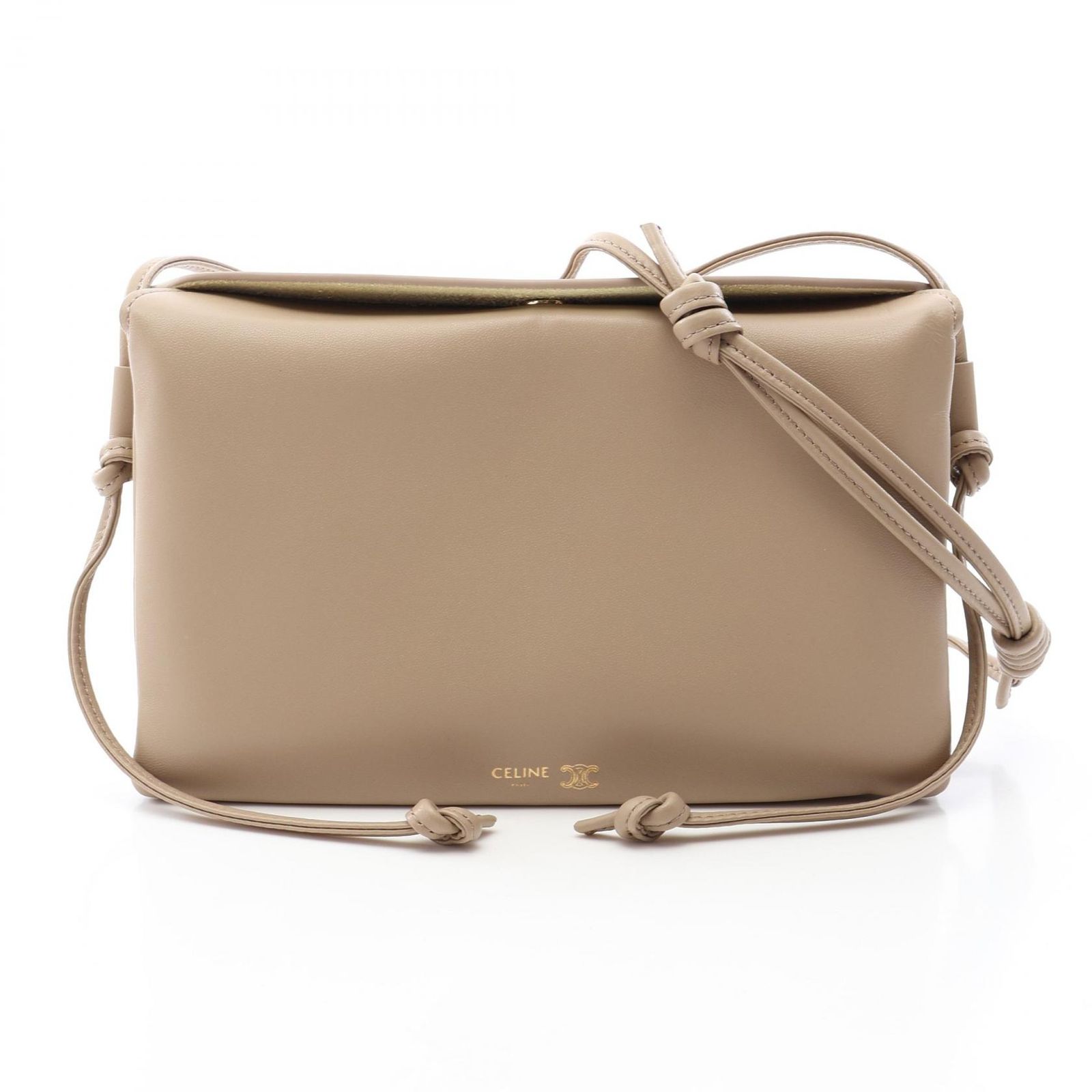 CELINE セリーヌ トリオ フラップ ショルダーバッグ