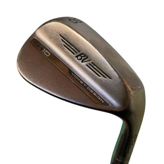 【中古】 タイトリスト VOKEY SPIN MILLED SM10 ニッケル 50°/08°F ウェッジ WG 純正特注シャフト (フレックスS) メンズ 男性用 右利き 右用 Cランク ゴルフクラブ