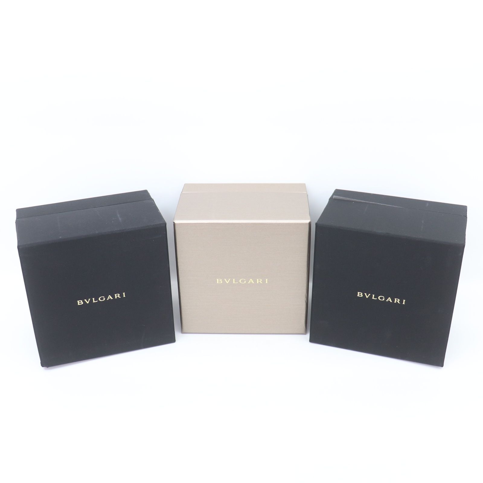 ★美品ブルガリ BVLGARI ウォッチケース アクセサリーケース 空箱 正規品 ITS0E1Q2SLBE 美品 BVLGARI ブルガリ 腕時計 空箱 ウォッチケース×3点
