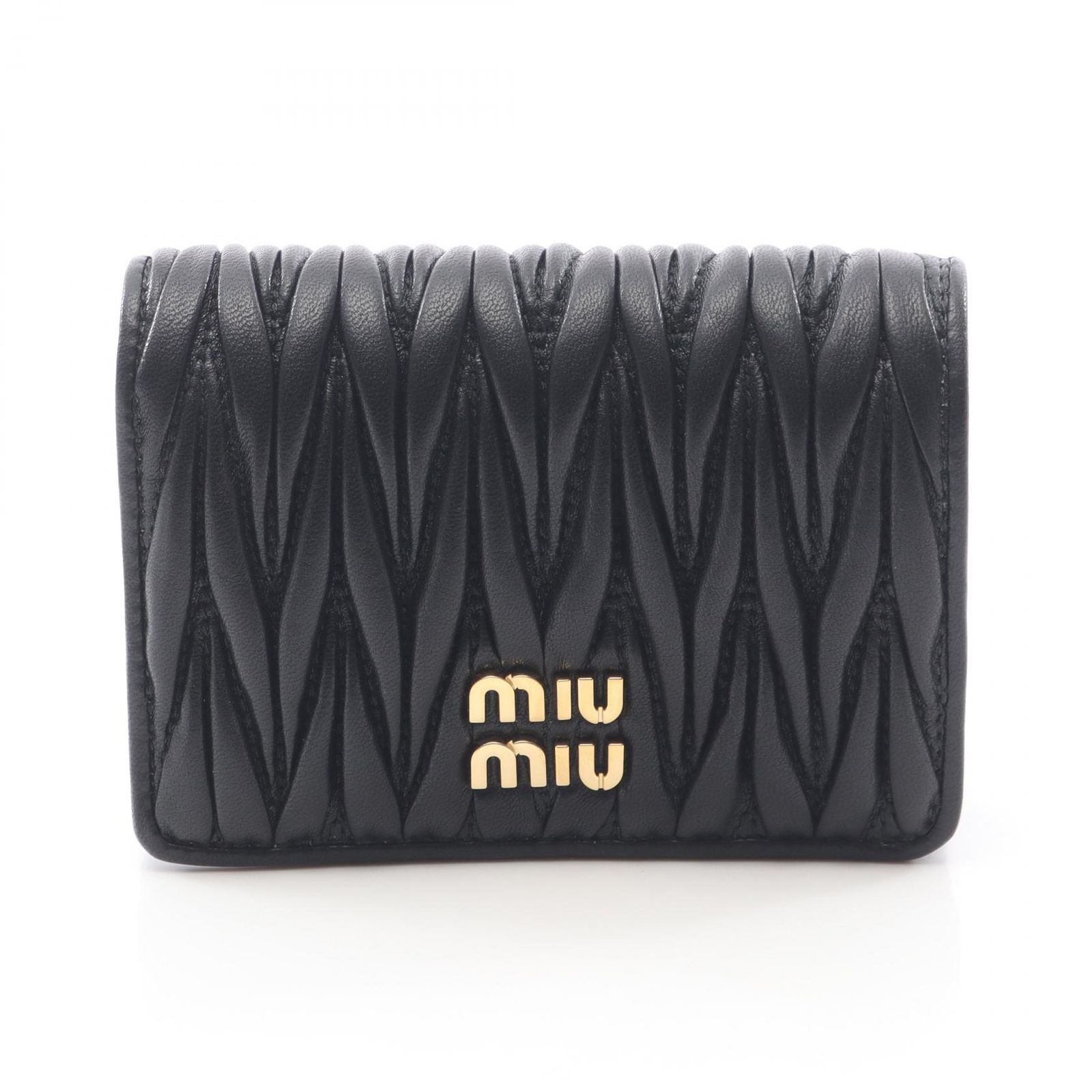 Miu Miu ミュウ ミュウ マテラッセ 二つ折り財布