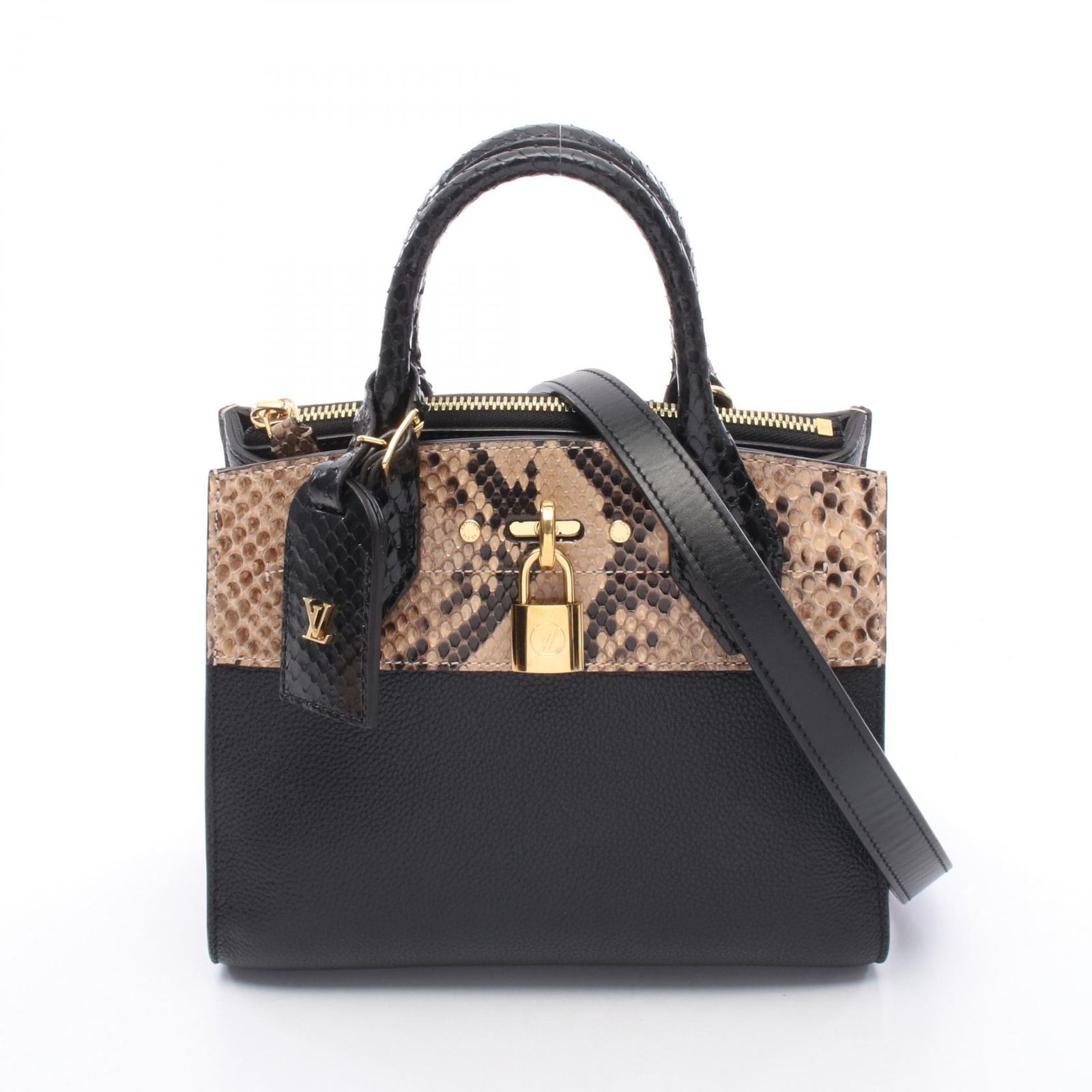 LOUIS VUITTON ルイ・ヴィトン シティ スティーマーMINI ノワール 2WAY ハンドバッグ