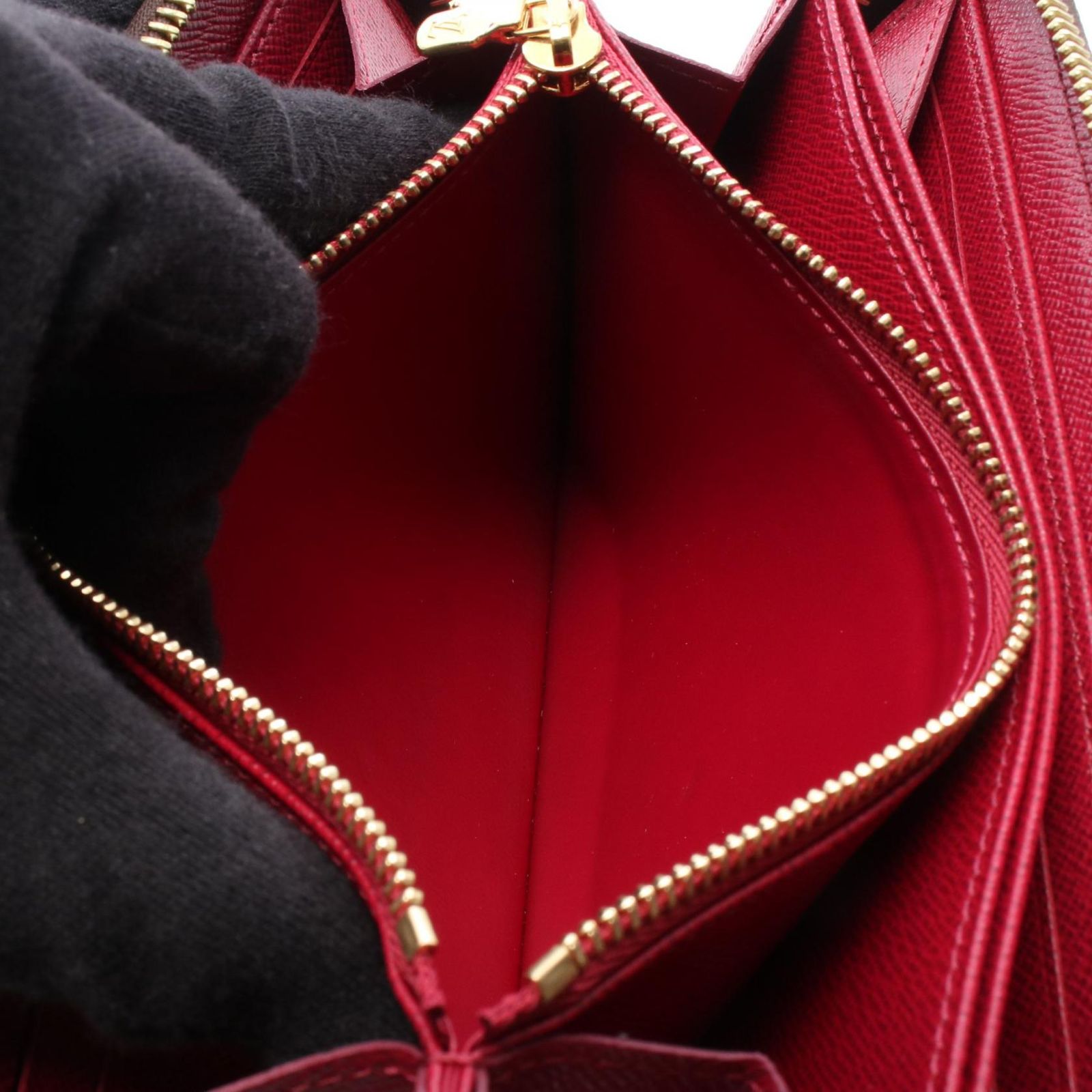 LOUIS VUITTON ルイ・ヴィトン ジッピーウォレット モノグラム フューシャ ラウンド長財布