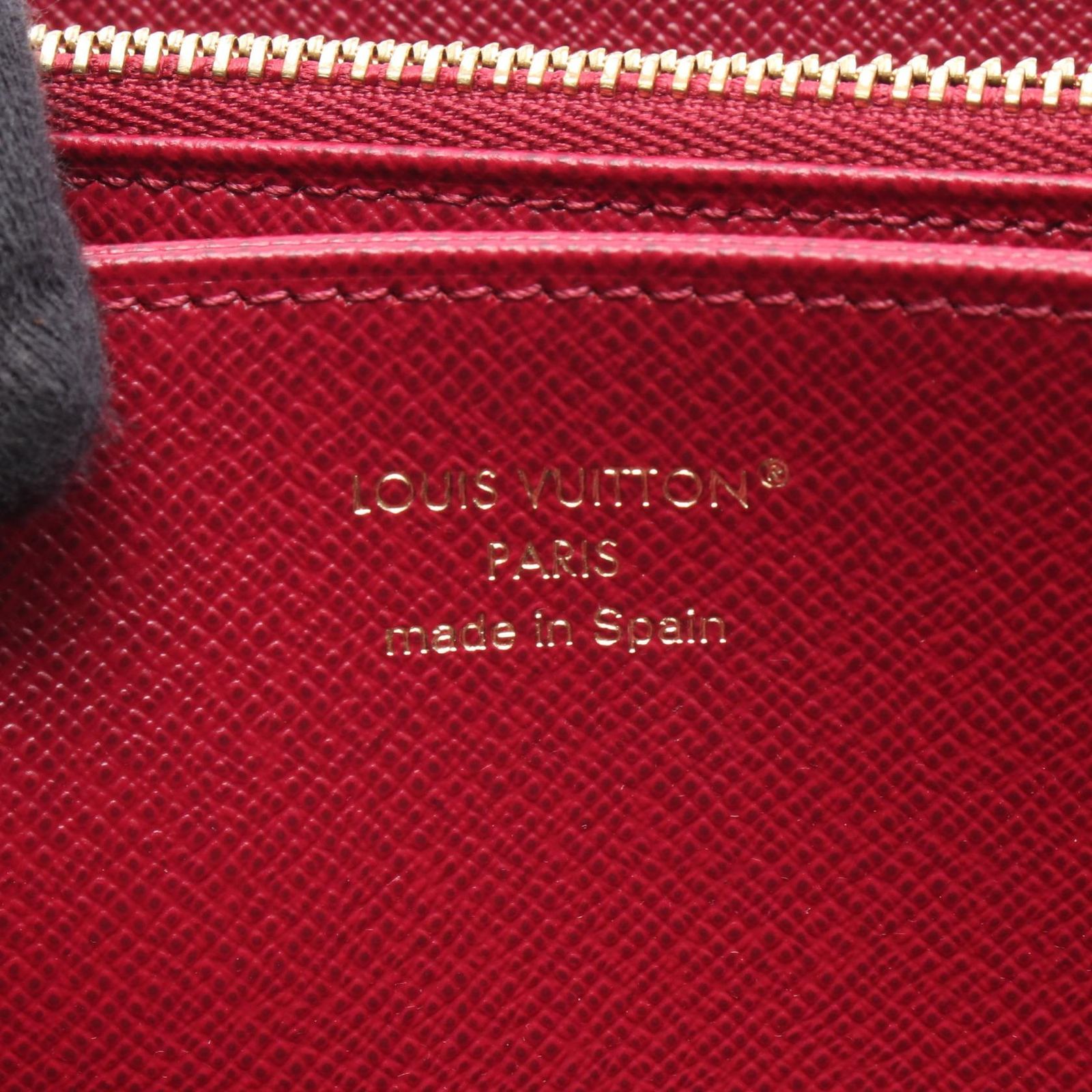 LOUIS VUITTON ルイ・ヴィトン ジッピーウォレット モノグラム フューシャ ラウンド長財布