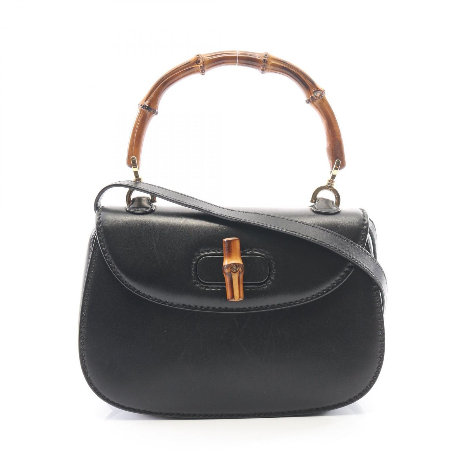 GUCCI グッチ バンブー 2WAY ハンドバッグ