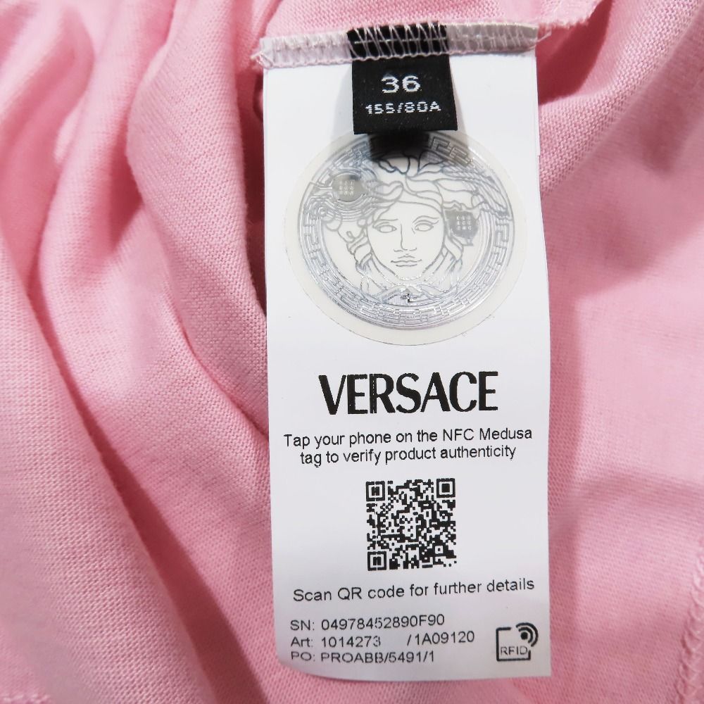 未使用 Versace ヴェルサーチ フロント 1978 リエディション ロゴ T