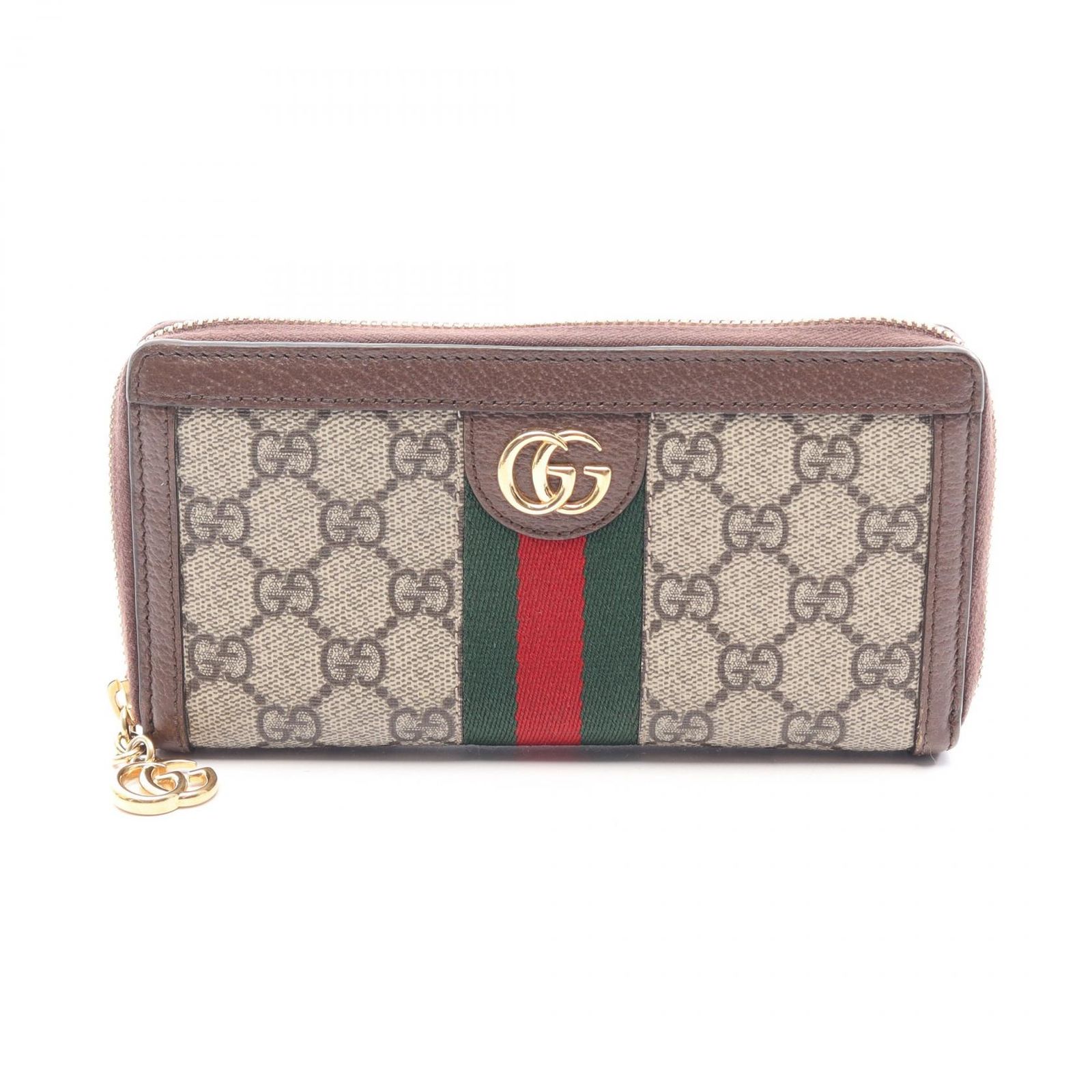 GUCCI グッチ オフィディア GGスプリーム シェリーライン ラウンド長