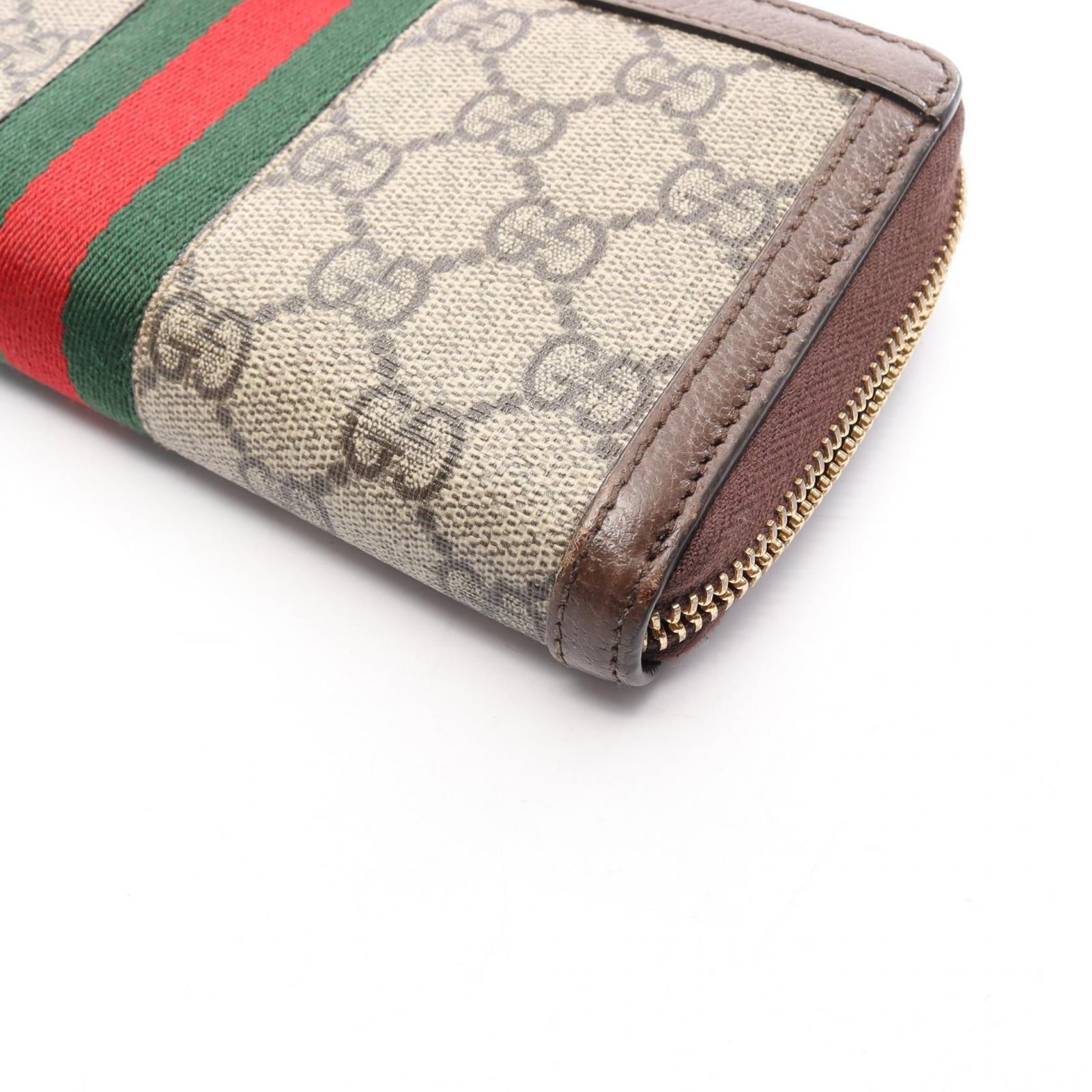 GUCCI グッチ オフィディア GGスプリーム シェリーライン ラウンド長