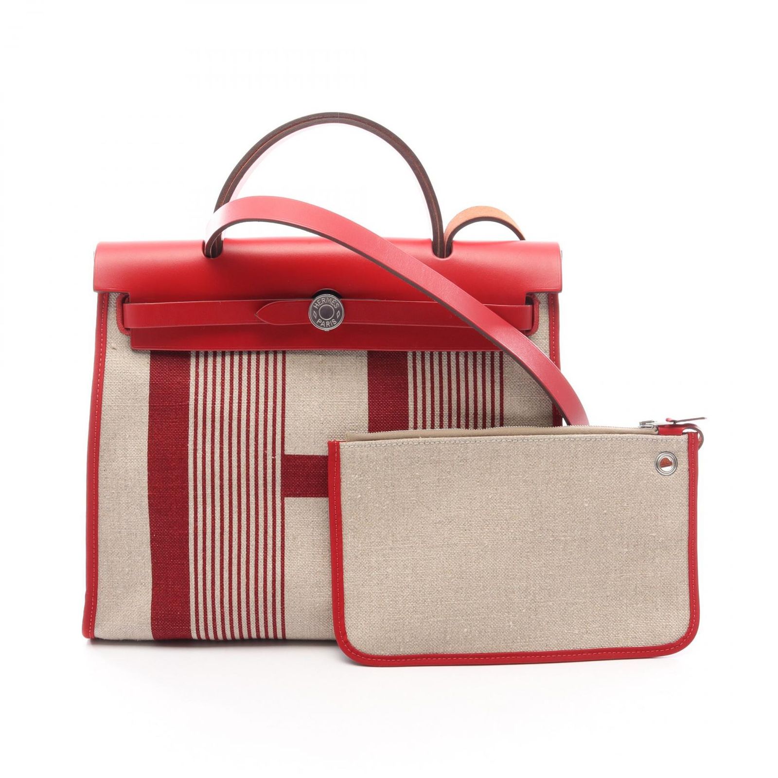 HERMES エルメス エールバッグジップPM Hヴィブラシオン 2WAY ハンドバッグ