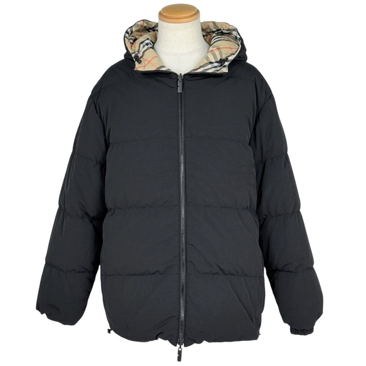 バーバリー BURBERRY ロゴ ダウンジャケット リバーシブル チェック柄