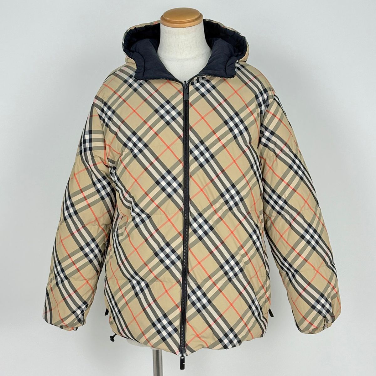 バーバリー BURBERRY ロゴ ダウンジャケット リバーシブル チェック柄