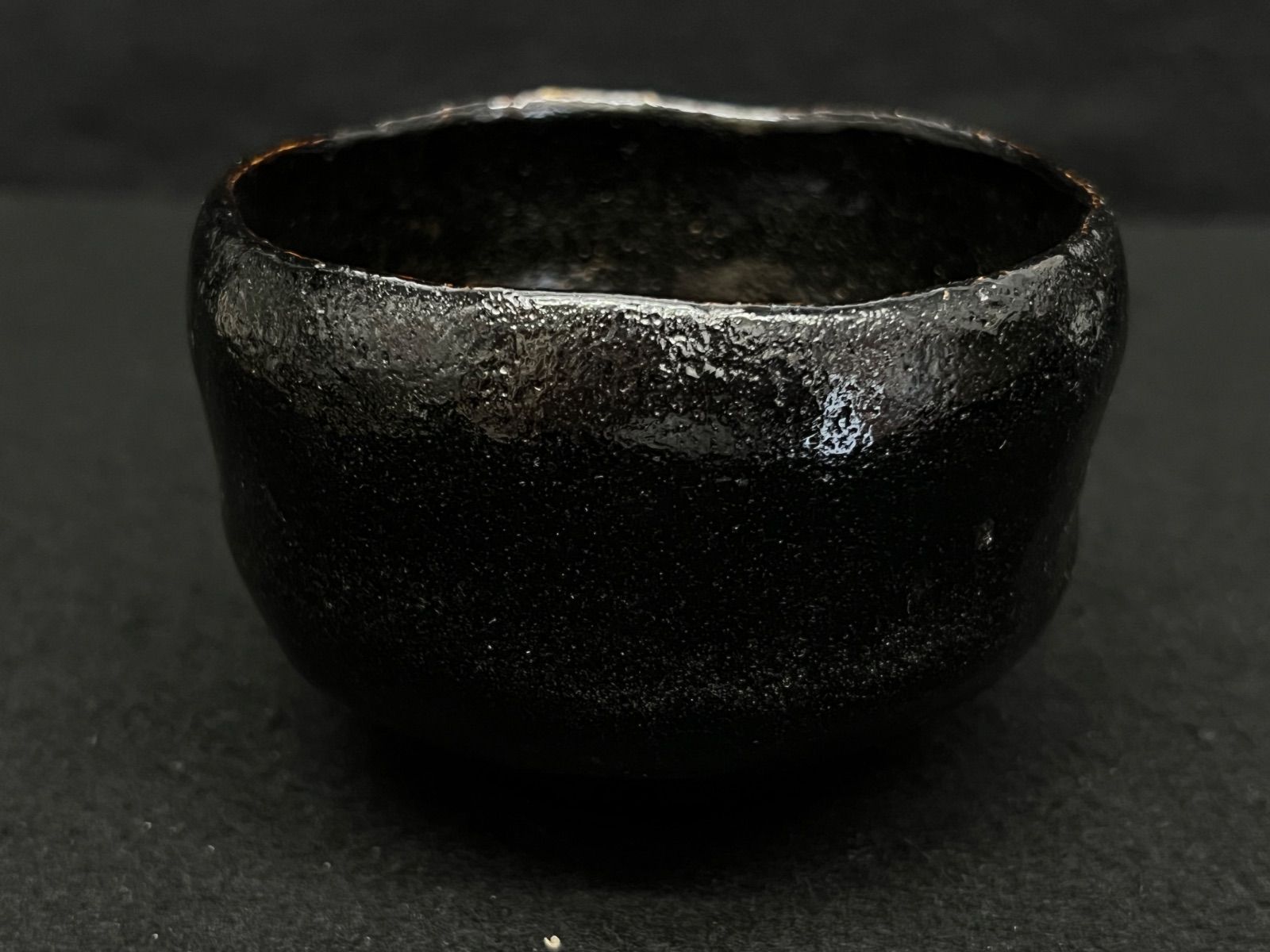 【抹茶茶碗 / 黒茶碗】ミニ茶碗 茶道具 茶道 陶芸品 骨董品 茶碗