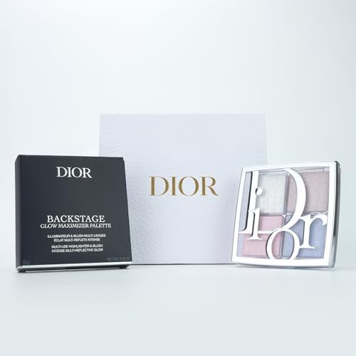 【国内正規品】DIOR ディオール バックステージ グロウ マキシマイザー パレット (#002 フロステッド オパール グロウ) 10g フェイス パウダー 4色チーク ハイライト カラー 美肌 メークアップ 化粧品 コスメ 母の日 クリスマス ホワイトｍａ