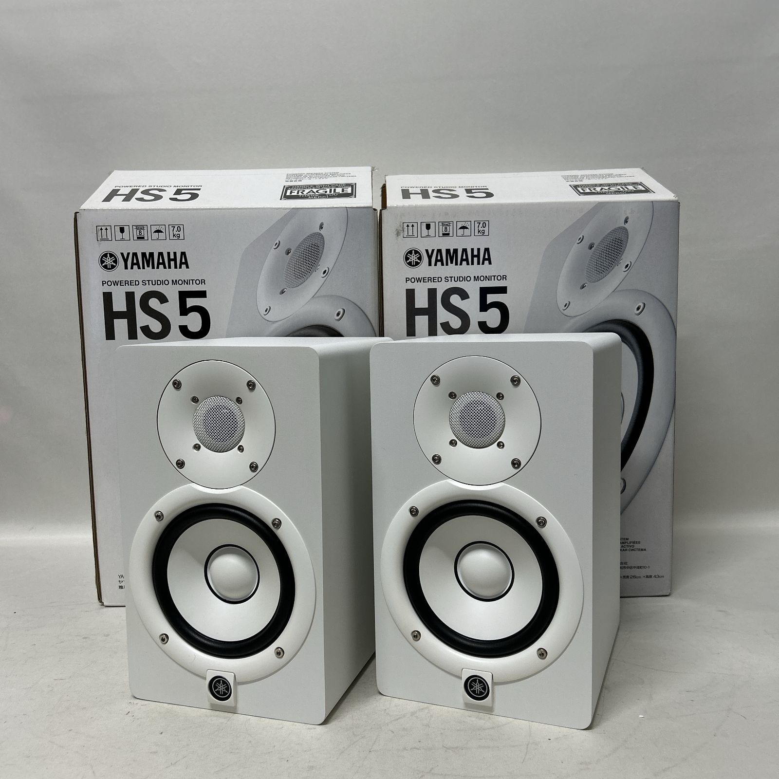 浜館46-786] YAMAHA ヤマハ パワードスタジオモニタースピーカー HS5W