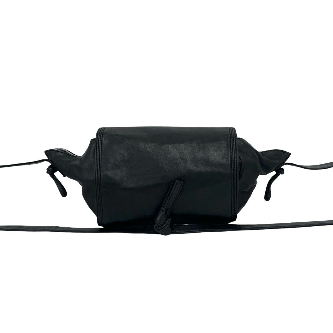 極 美品 LOEWE ロエベ ヴィンテージ アナグラム ロゴ ナッパ レザー 本