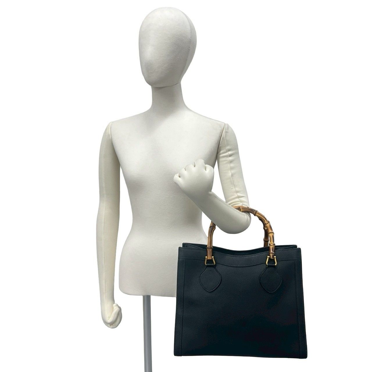 極 美品 GUCCI グッチ オールドグッチ ヴィンテージ バンブー レザー