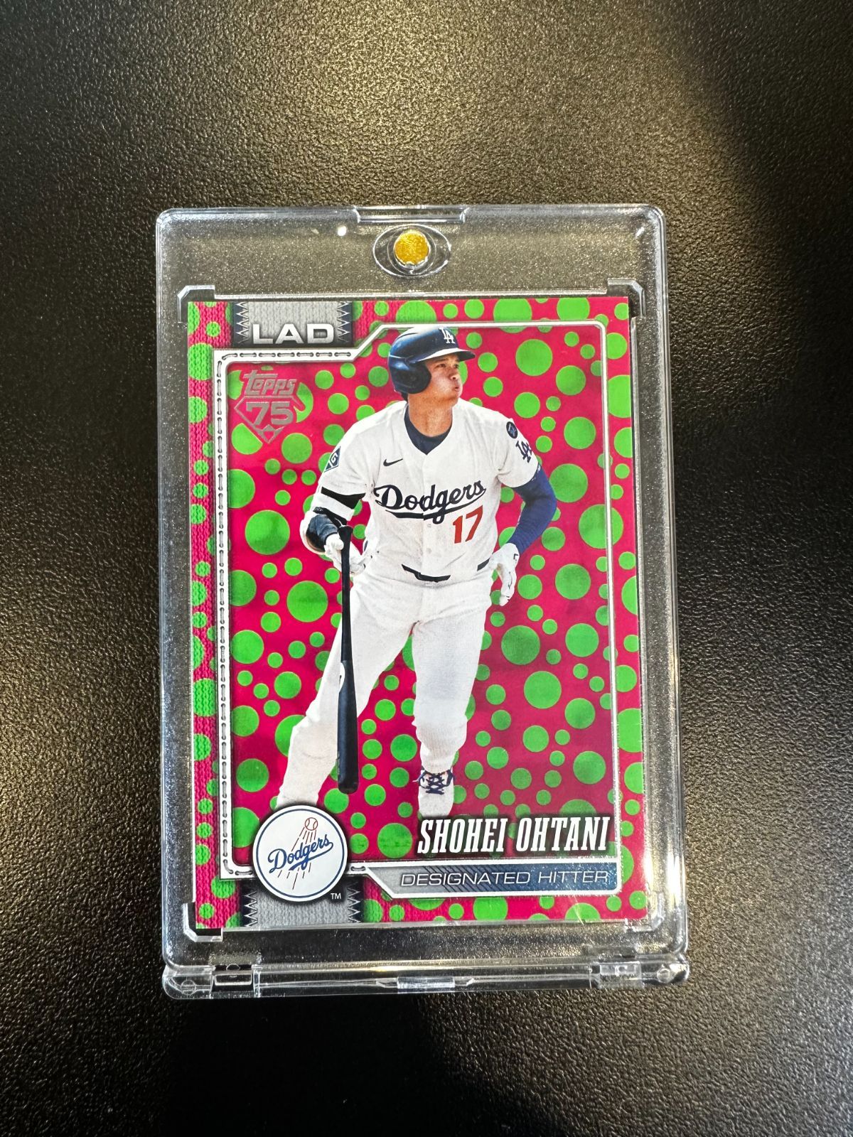 大谷翔平 2025 Topps Series 1 Pink Green Foil パラレル ドジャース Shohei Ohtani #200