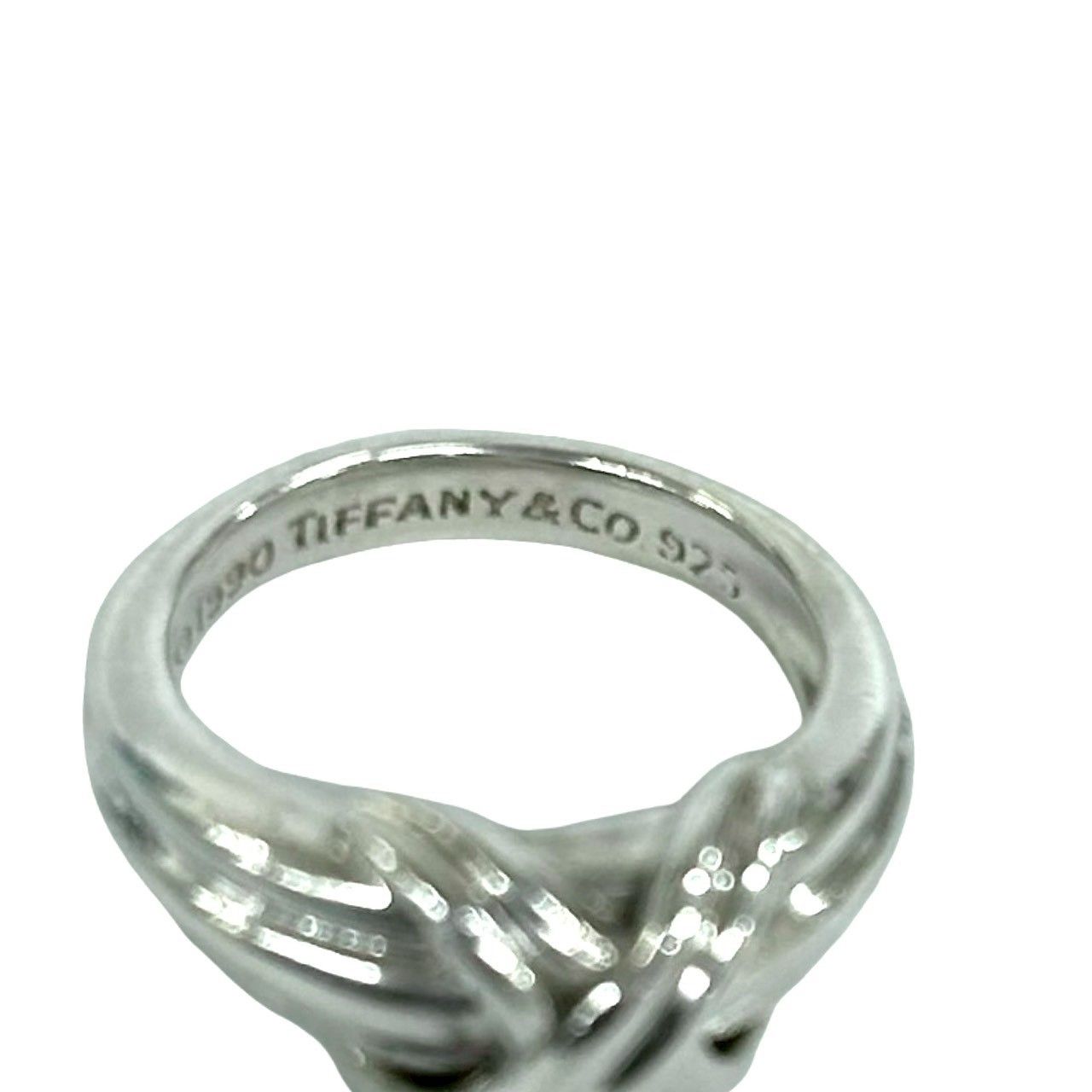 極 美品 TIFFANY&Co. ティファニー ヴィンテージ シグネチャー リング 