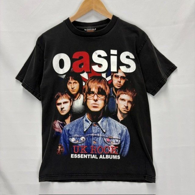 90s OASIS グラフィック Tシャツ サイズM FADE BORO 襤褸 IMPORT GEAR
