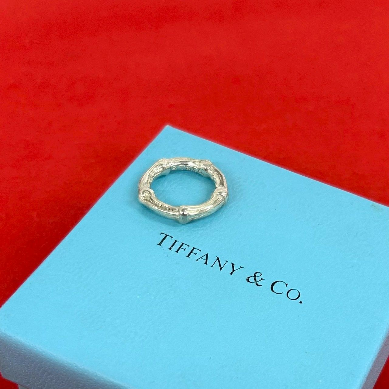 極 美品 TIFFANY&Co. ティファニー ヴィンテージ バンブー リング