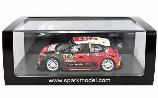 【中古】ミニカー 1/43 CITROEN C3 WRC 2nd Rally Germany 2017 TOTAL #9(レッド×ホワイト×ブラック) [S5176]