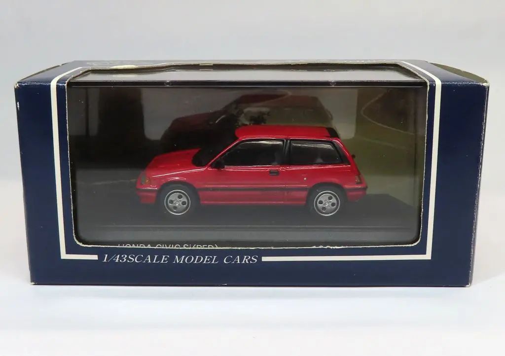 【中古】ミニカー 1/43 HONDA CIVIC Si 1984(レッド) [C005]