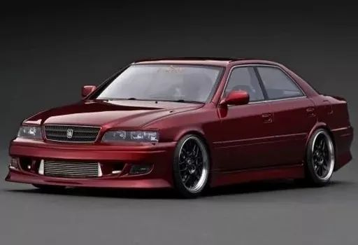 【中古】ミニカー 1/18 VERTEX JZX100 Chaser(レッドメタリック) [IG3316]
