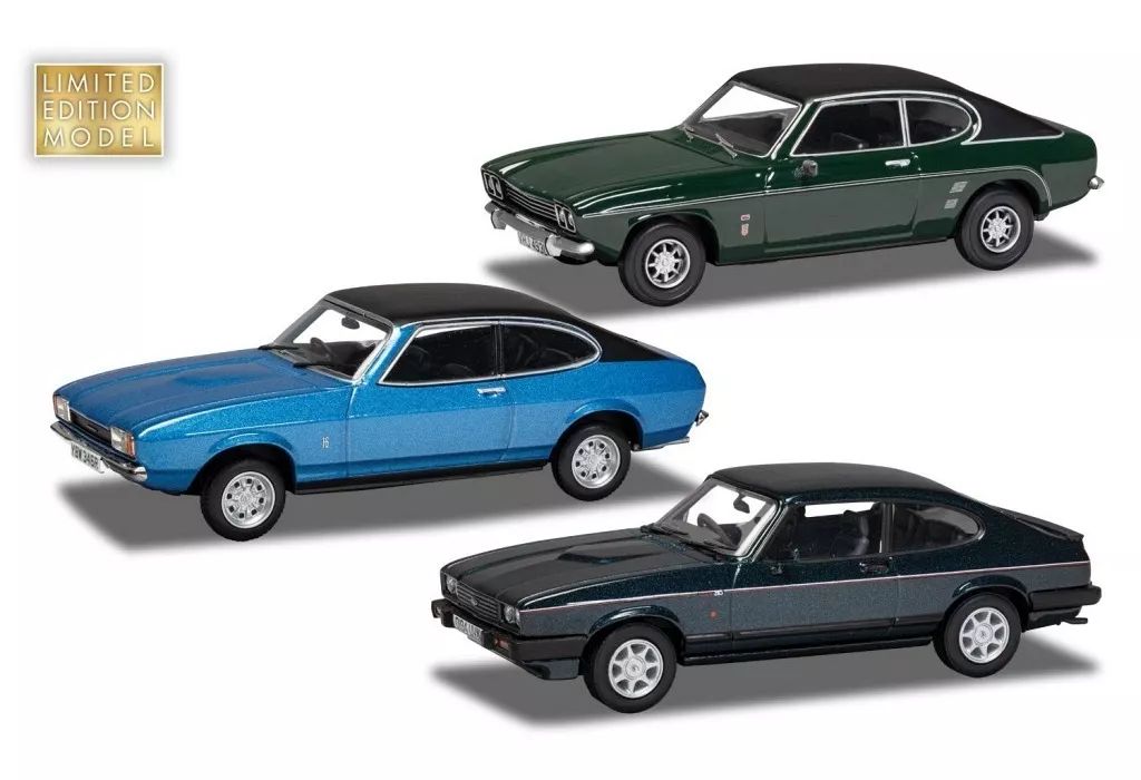 【中古】ミニカー 1/43 フォード ヘリテージ カプリ コレクション 3台セット [CGVC01303]