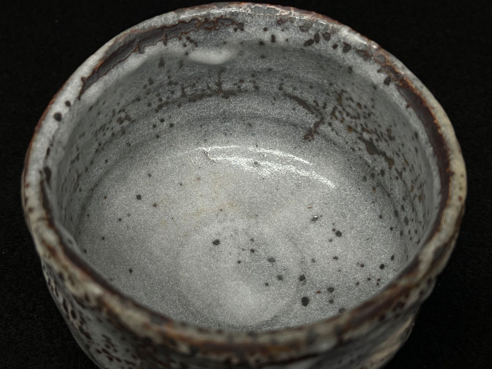 抹茶茶碗 / 灰色茶碗】茶道具 茶道 陶芸品 骨董品 茶碗 - メルカリ