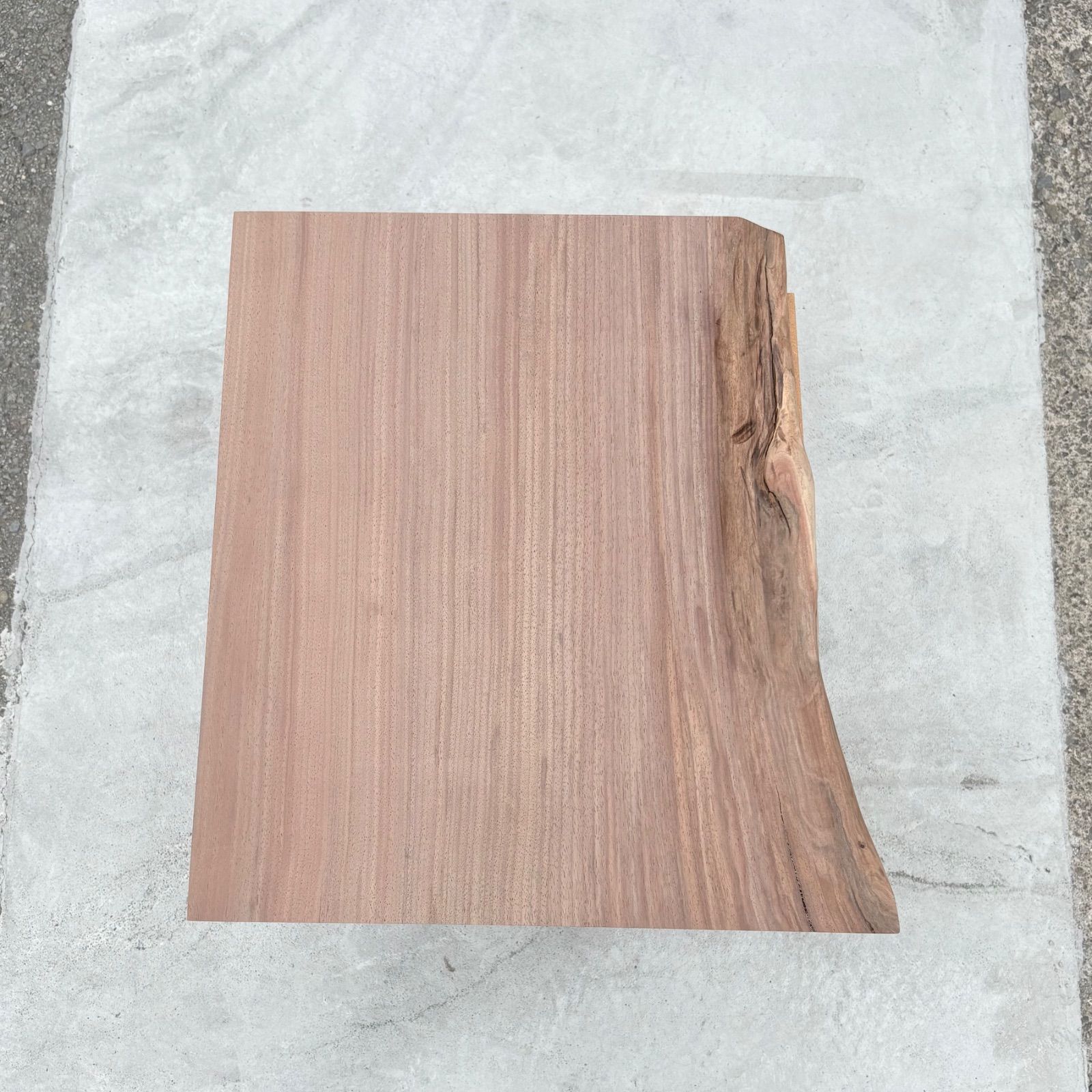 ウォールナット 一枚板 無垢材 DIY木材 サイドテーブル 手作り家具