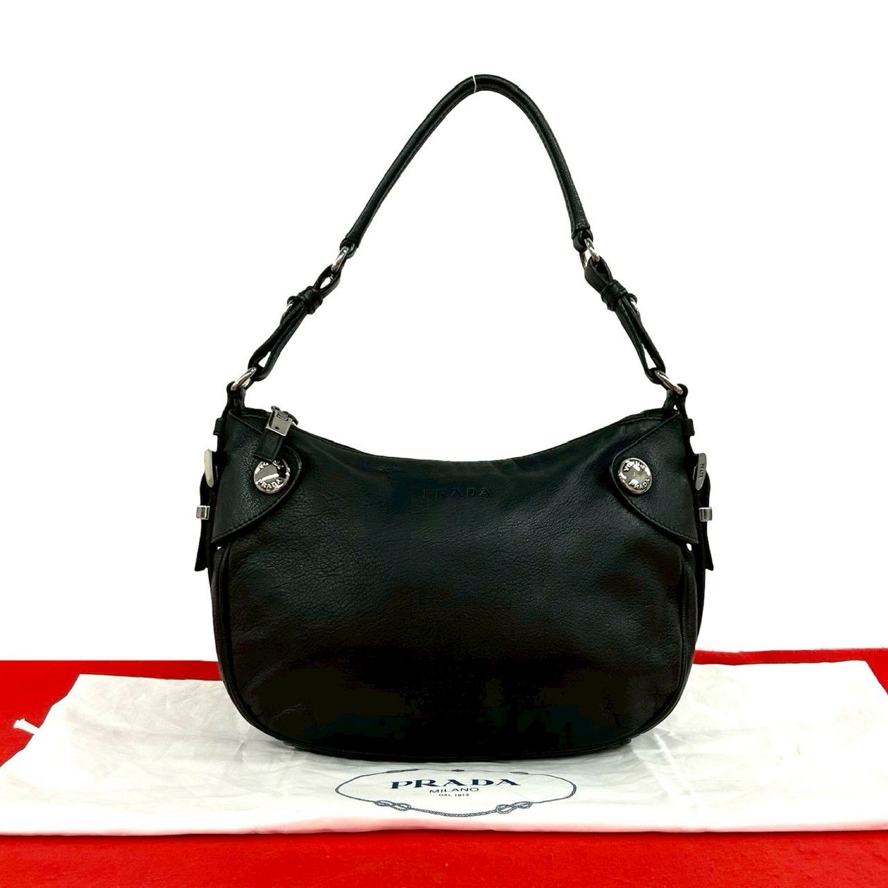 プラダ 型押しレザーバック 中古PRADAプラダビジネスバッグ型押し茶