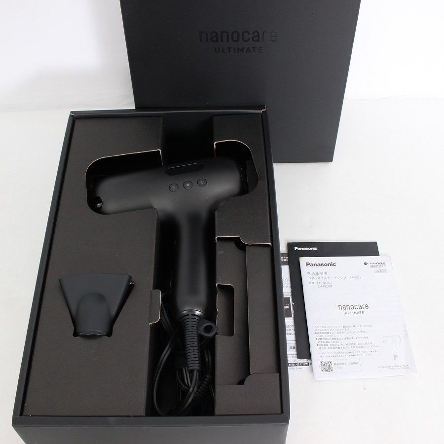 【美品】パナソニック ナノケア アルティメイト EH-NC50-K クラフトブラック 高浸透ナノイー 第2世代 Panasonic 本体