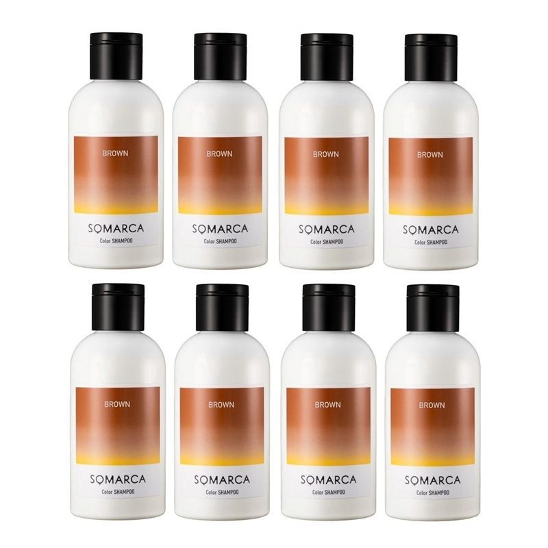 ホーユー ソマルカ カラーシャンプー ブラウン 150ml ×8セット